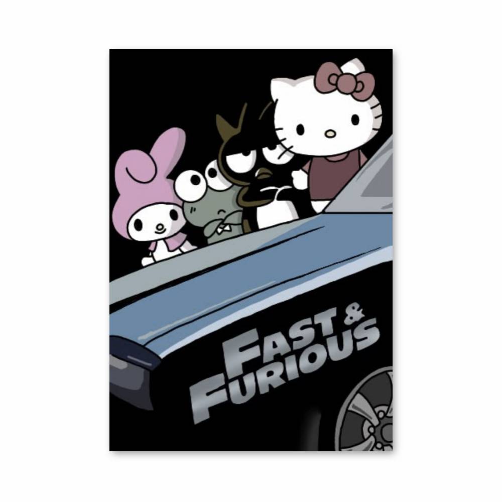 Poster Vitesse Feline