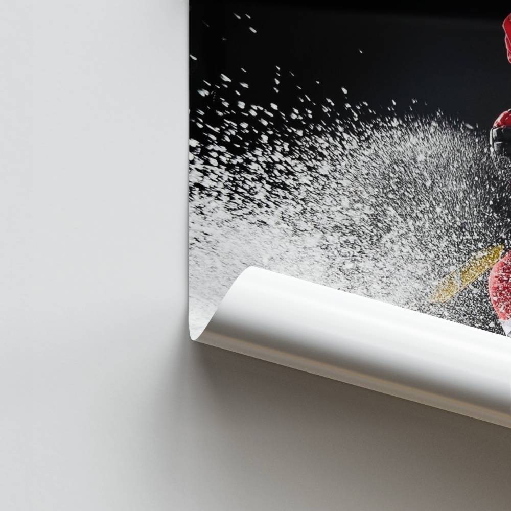 Poster Glisse de Glace