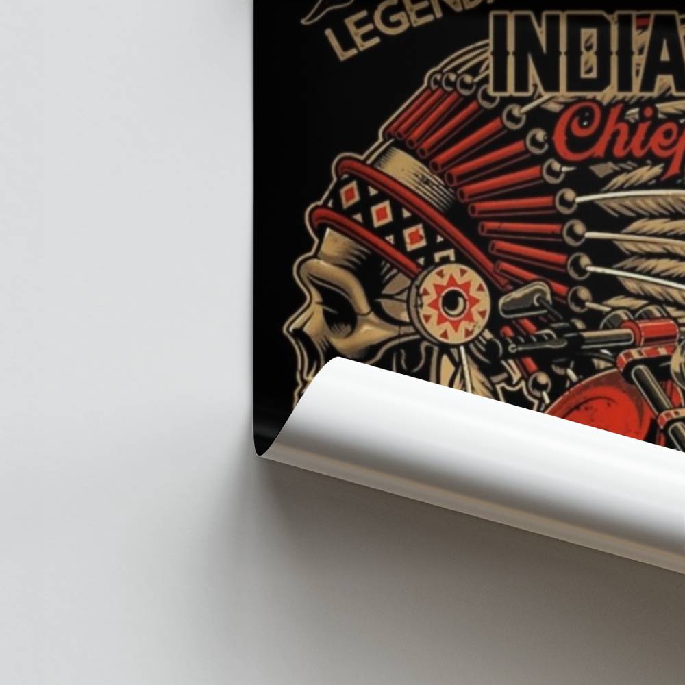 Poster Indian Chief Classic Vintage