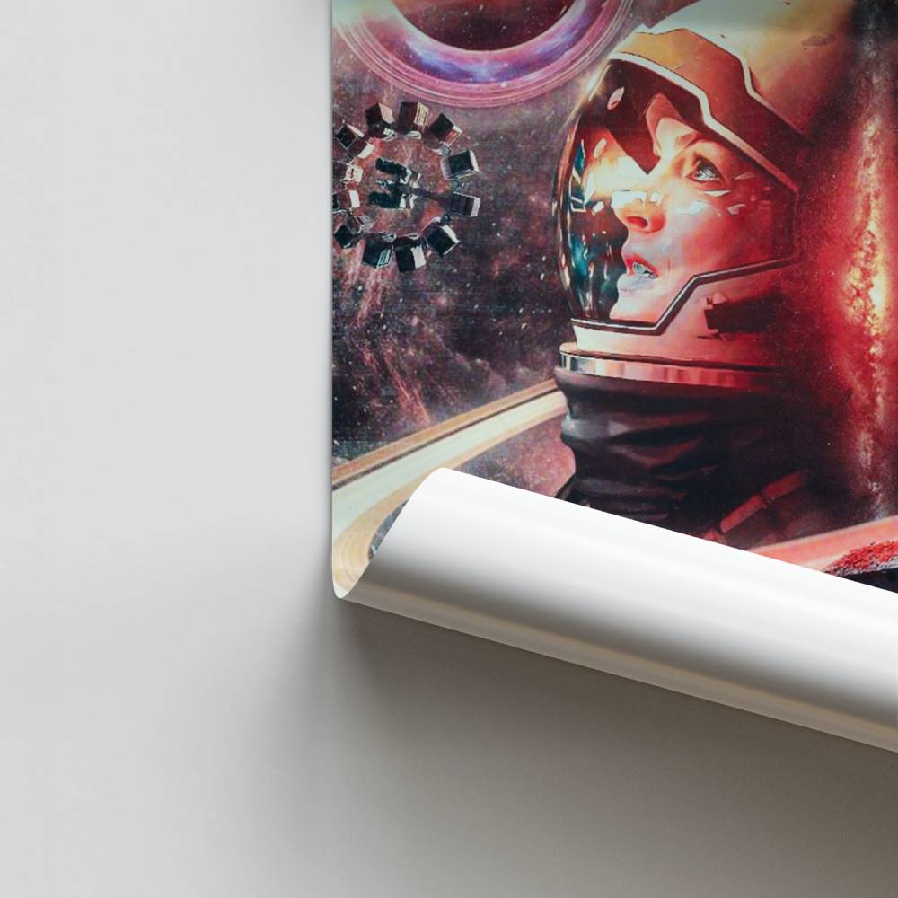 Poster Voyage à Travers les Étoiles