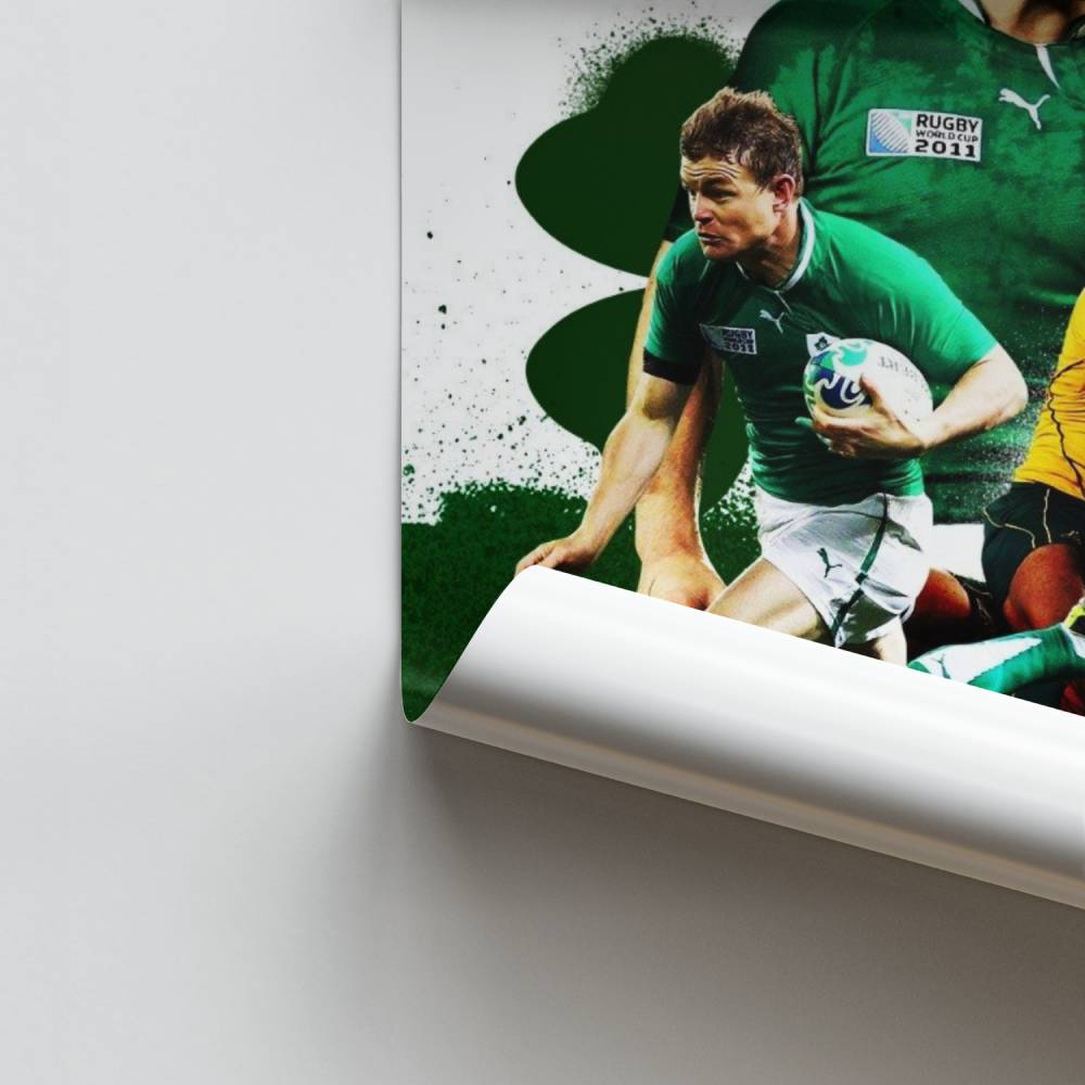 Poster Rugby Irlandais Passion