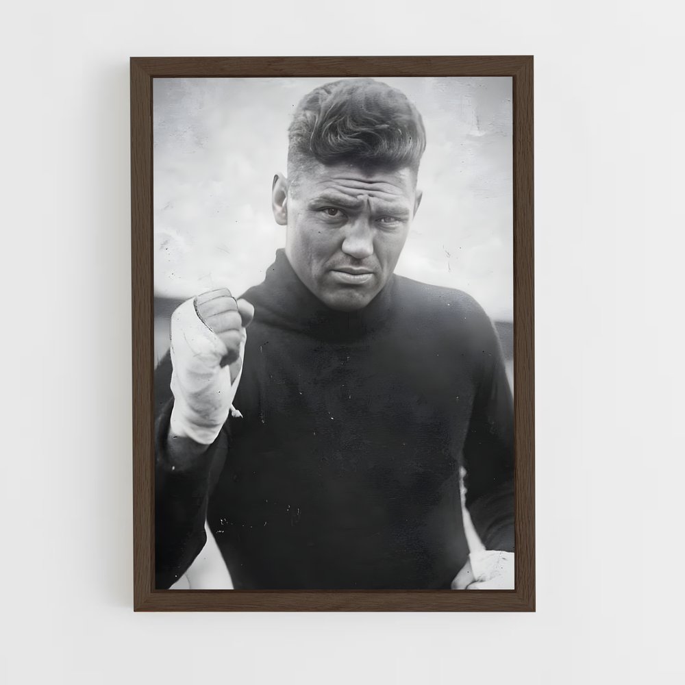 jack-dempsey-1 cadre Bois foncé
