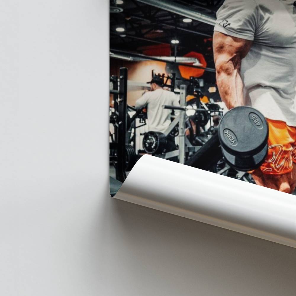 Poster Musculation Intensité