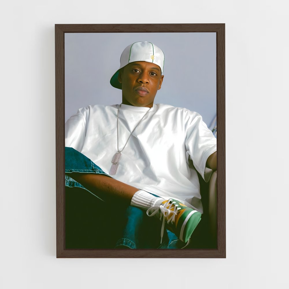 jay-z-2 cadre Bois foncé