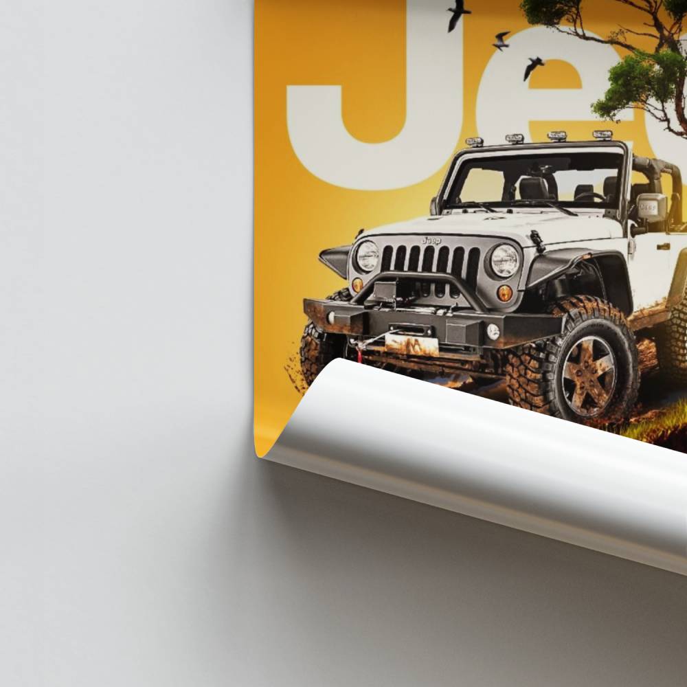 Poster Liberté Roues en l'Air