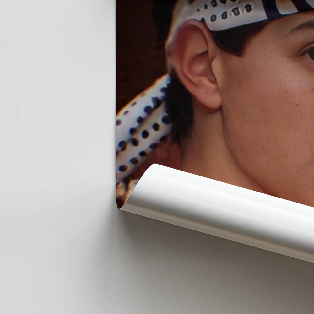 Poster Jeune Ceinture Blanche