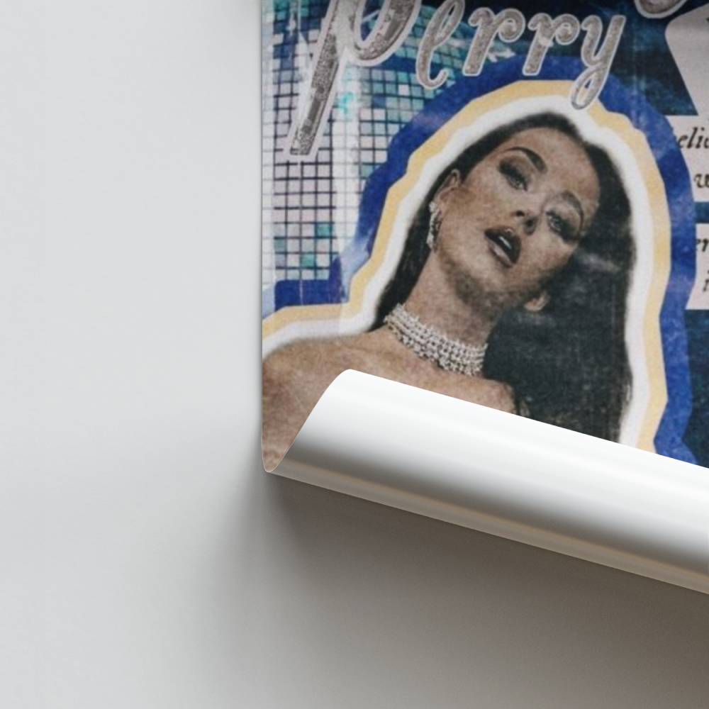 Poster Glamour Bleu