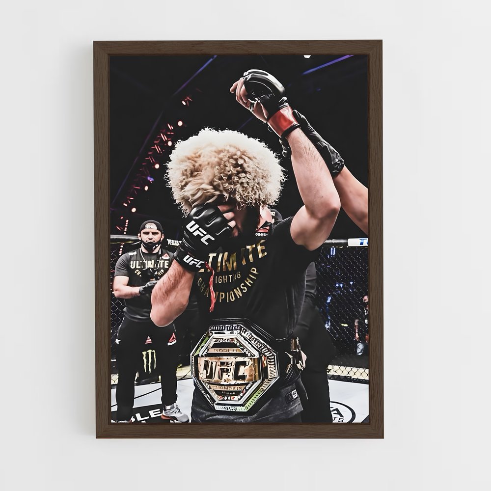 khabib-4 cadre Bois foncé