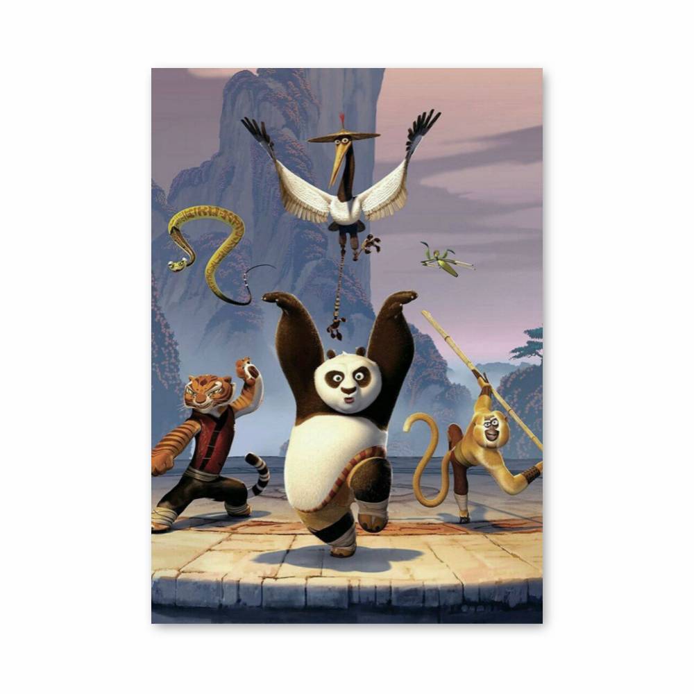 Poster Arts Martiaux Panda