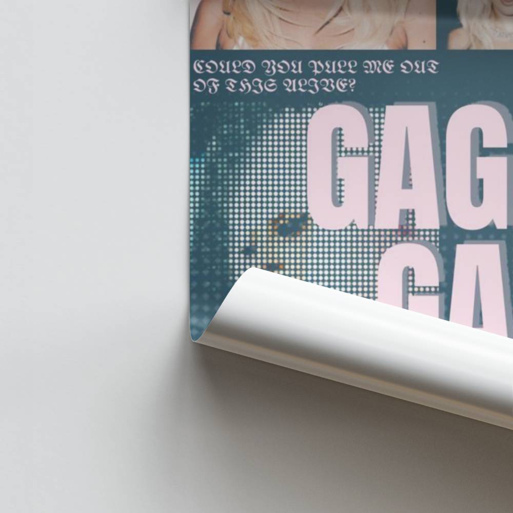 Poster Gaga Glamour