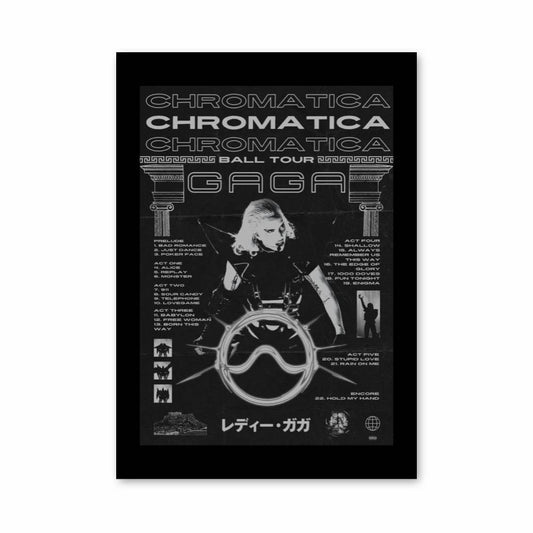 Poster Chromatica Tour