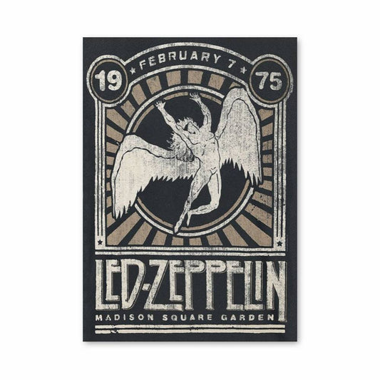 Poster Led Zeppelin Madison Square Garden 1975