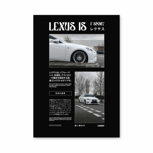 Poster Lexus IS F-Sport