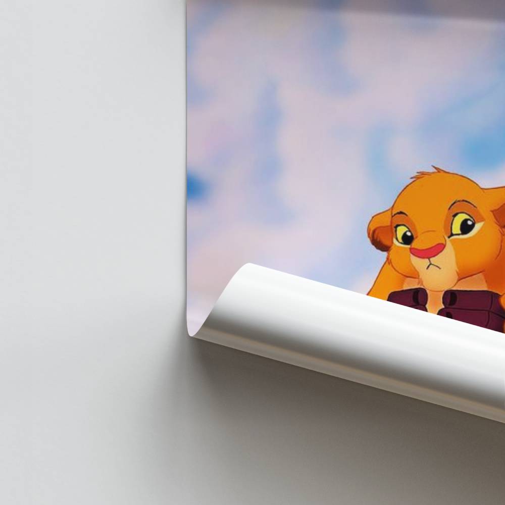 Poster Simba bébé