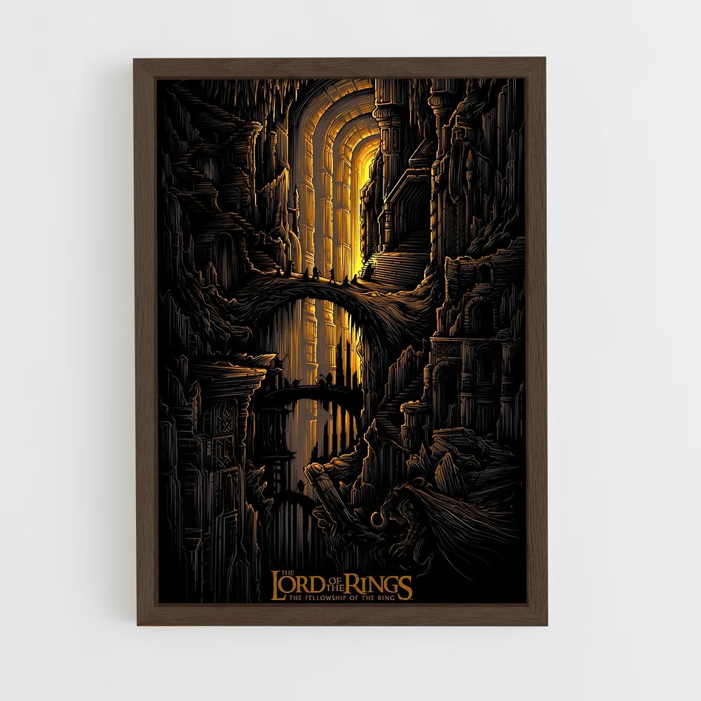 lord-of-the-ring-3 cadre Bois foncé