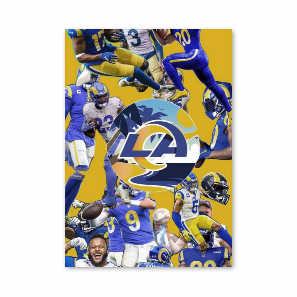 Poster Équipe LA Rams