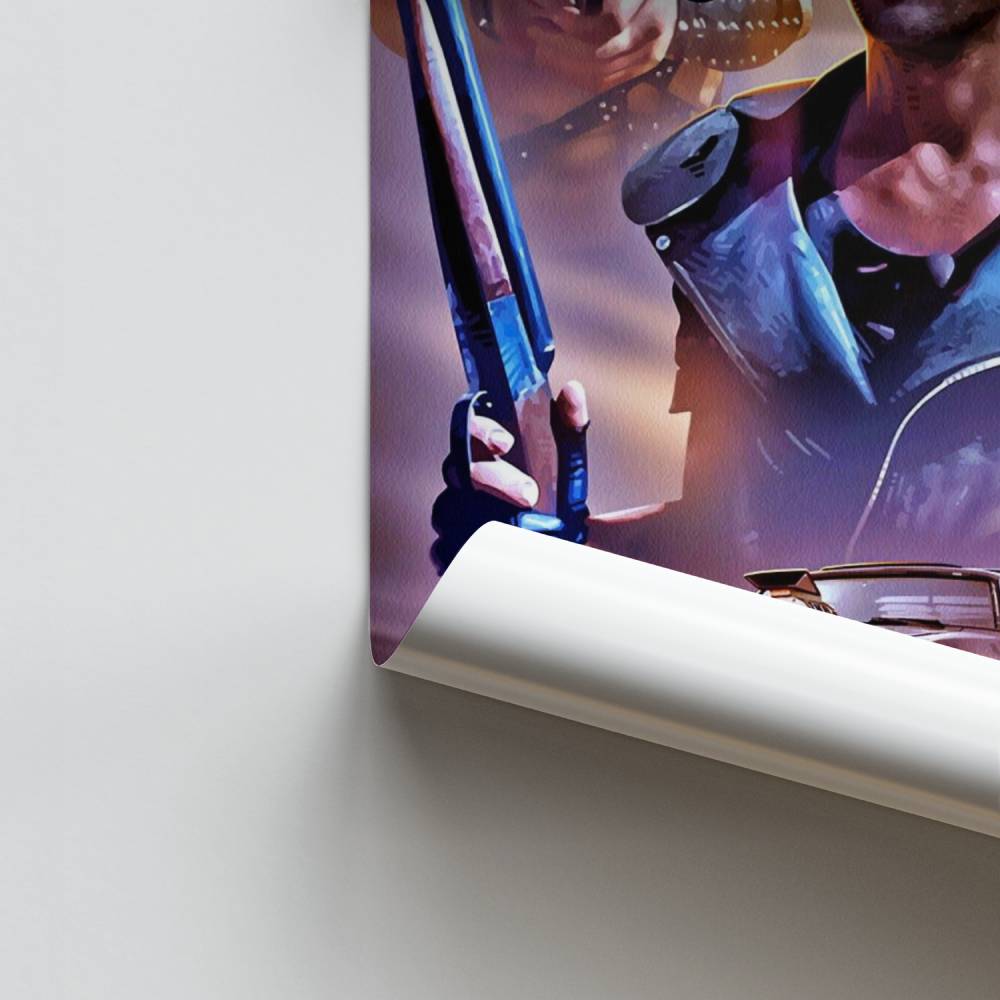 Poster Guerrier de la Route