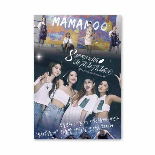 Poster 8 Years with Mamamoo