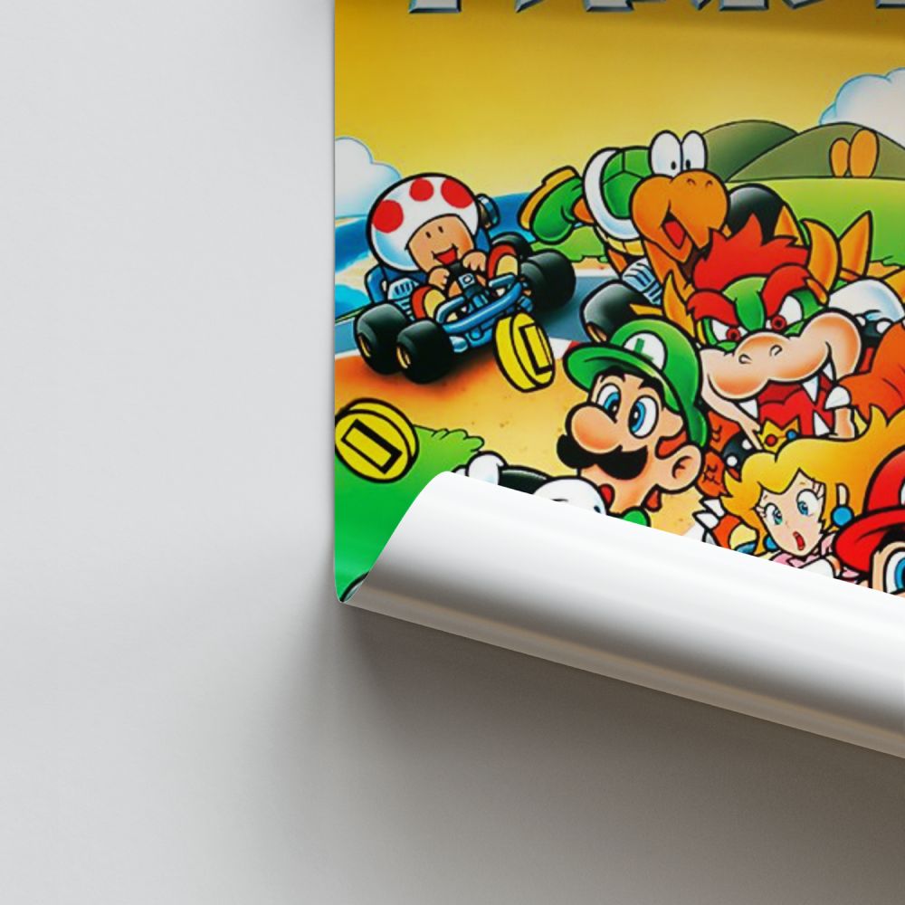 Poster Mario Kart Rétro