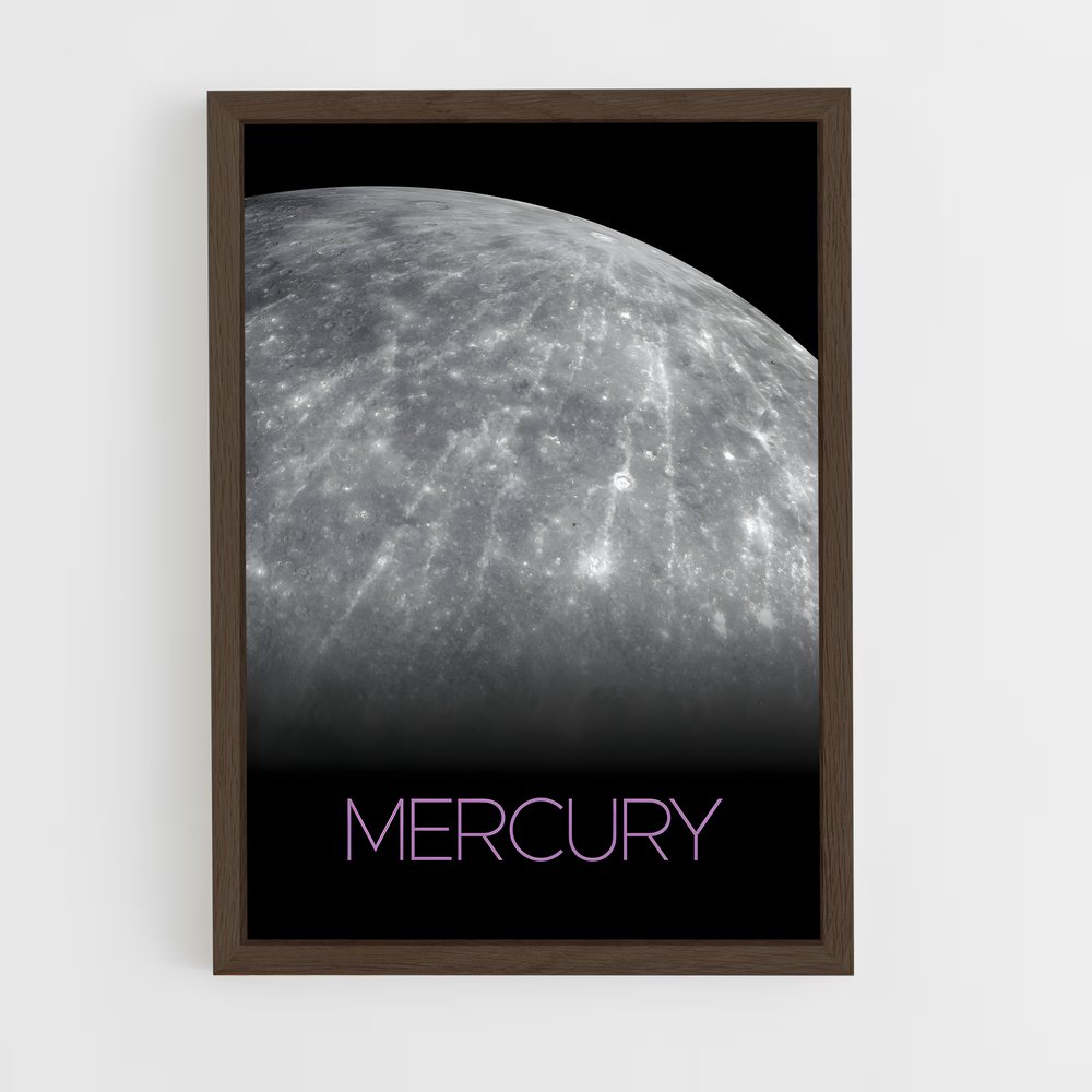 mercury-5 cadre Bois foncé