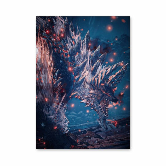 Poster Chasseur de Monstres Écarlate