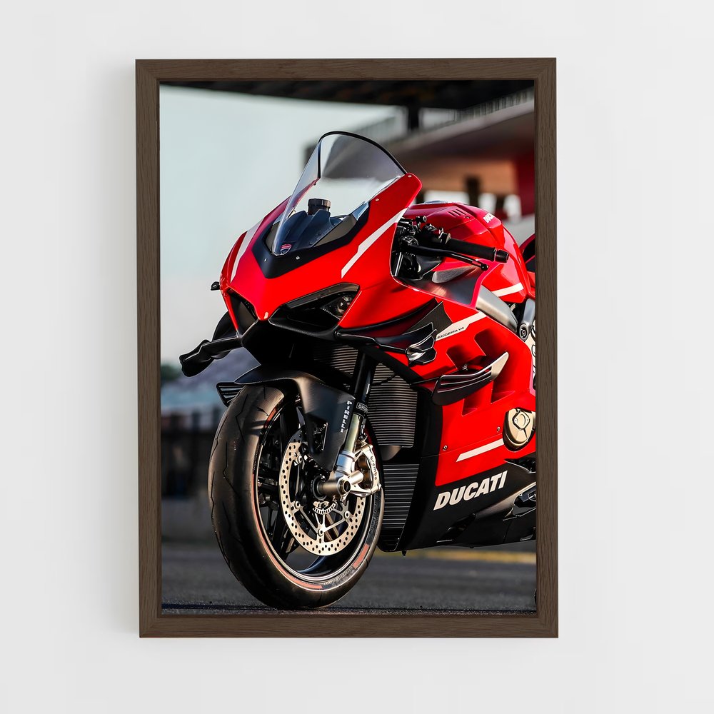 moto-3 cadre Bois foncé