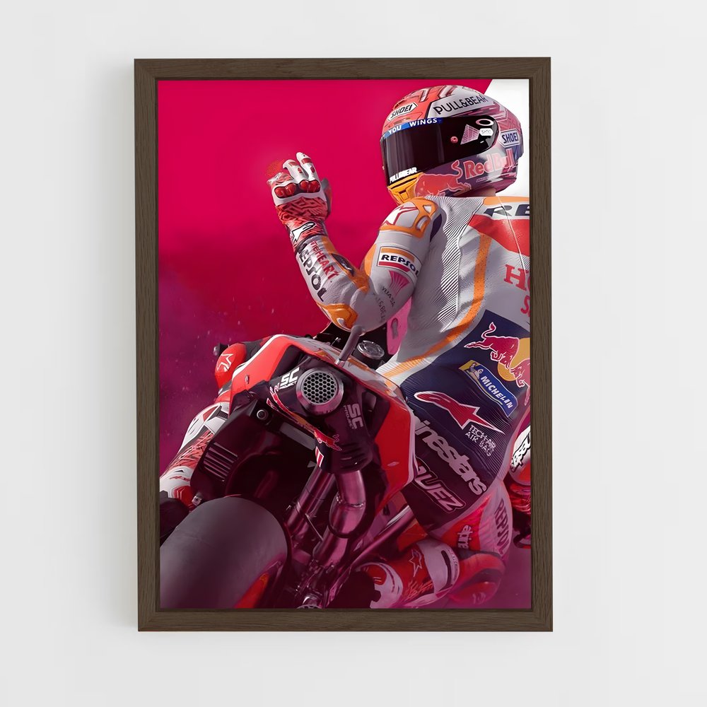 moto-gp-4 cadre Bois foncé