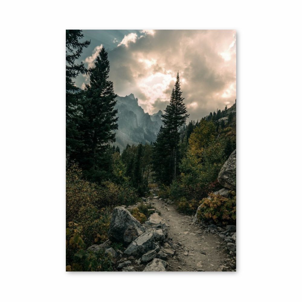 Poster Montagne Randonnée