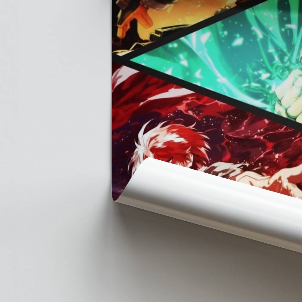 Poster Bakugo Izuku Shoto Ochaco