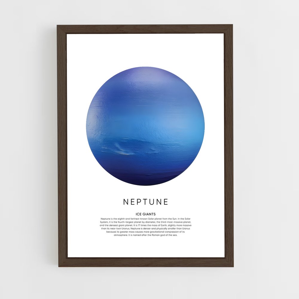 neptune-2 cadre Bois foncé