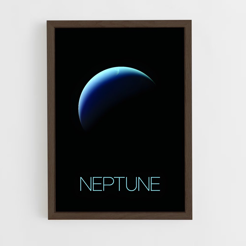 neptune-4 cadre Bois foncé