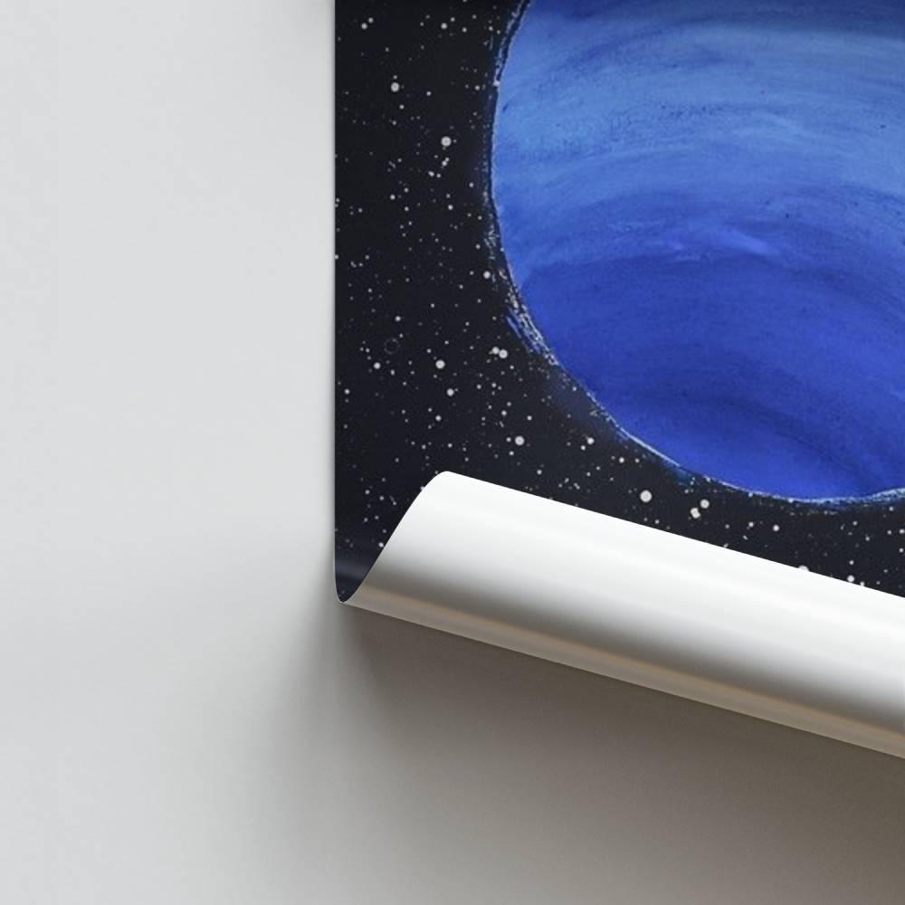 Poster Cosmos Bleu