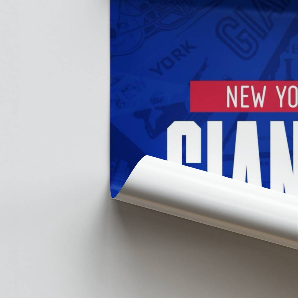 Poster New York Giants Heritage