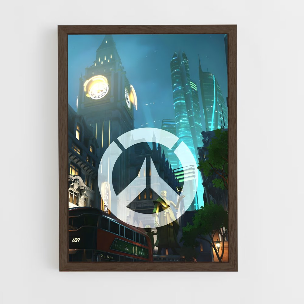 overwatch-2 cadre Bois foncé