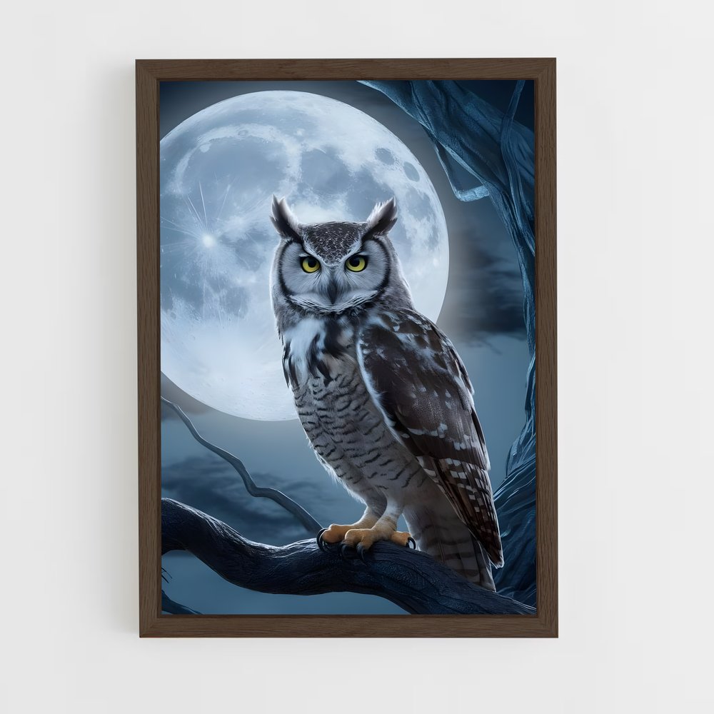 owl-12 cadre Bois foncé