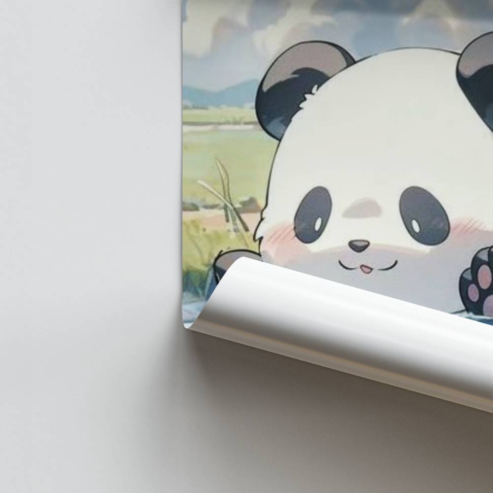 Poster Panda Serenité