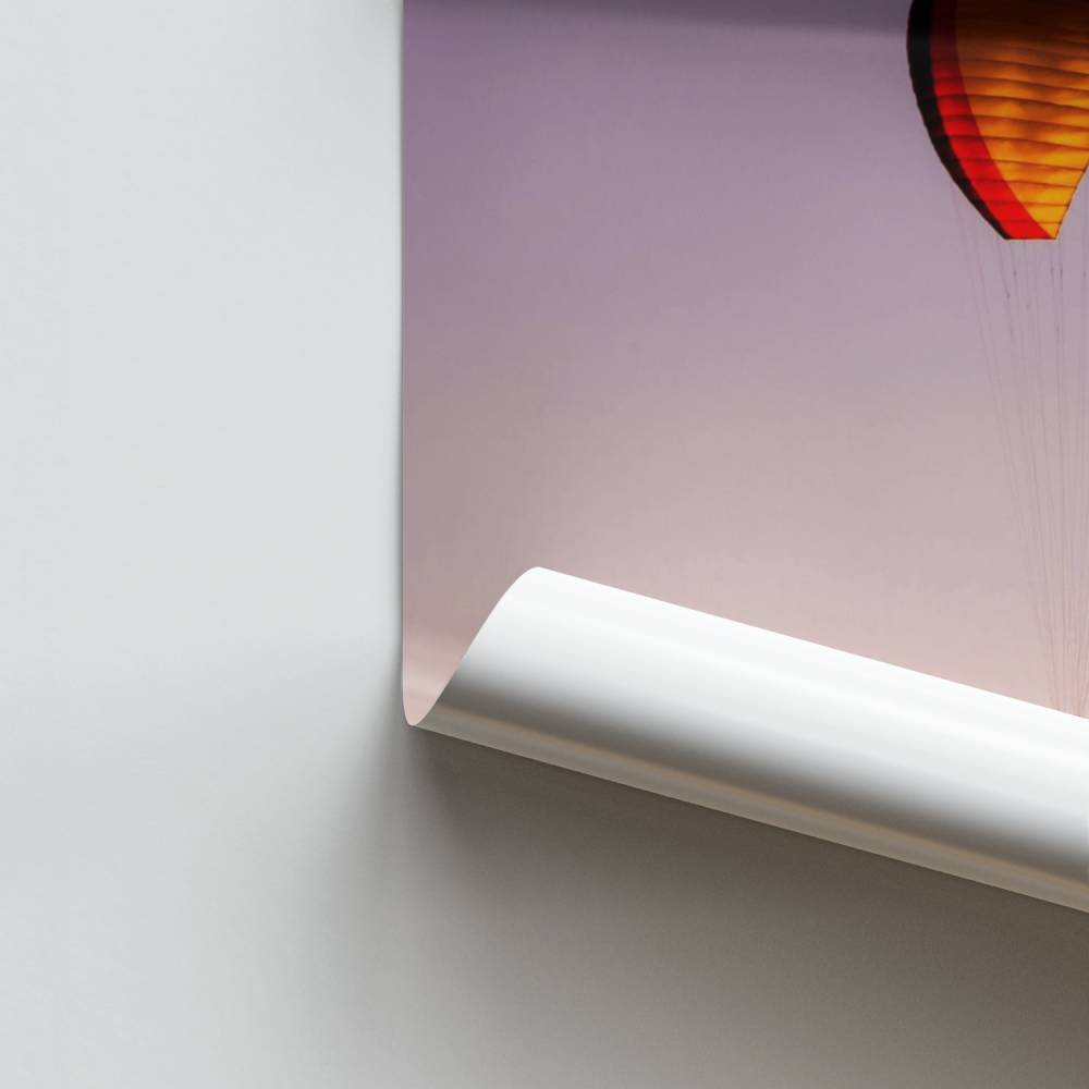 Poster Parapente au Crépuscule