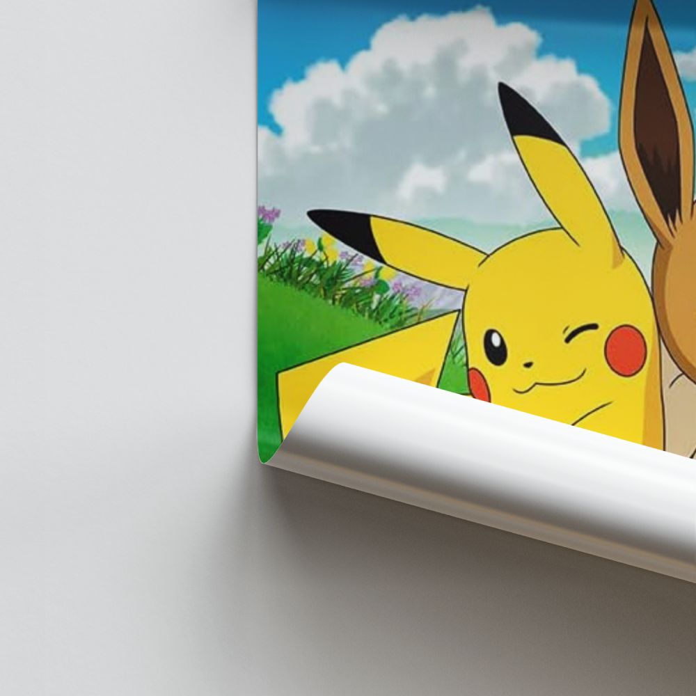 Poster Pikachu x Evoli