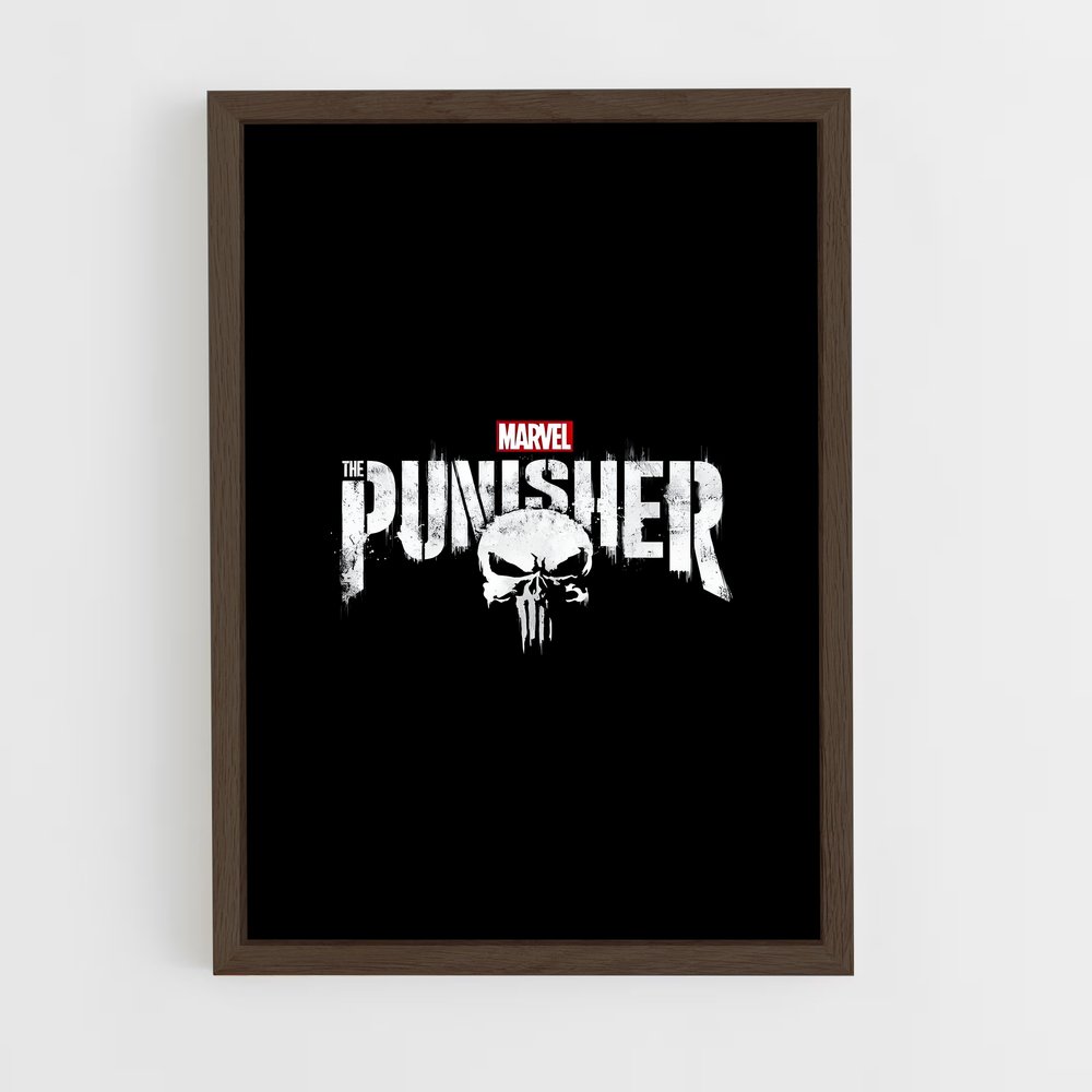 punisher-7 cadre Bois foncé