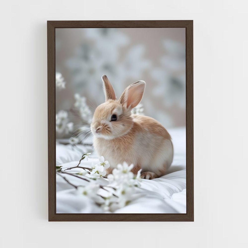 rabbit-1 cadre Bois foncé