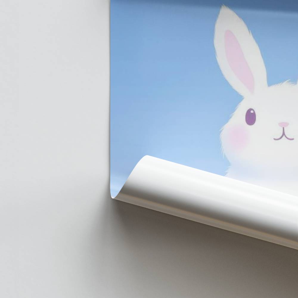 Poster Lapin Céleste