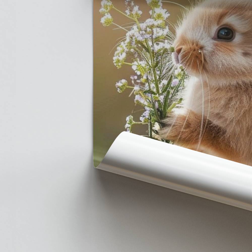 Poster Lapin Éclatant