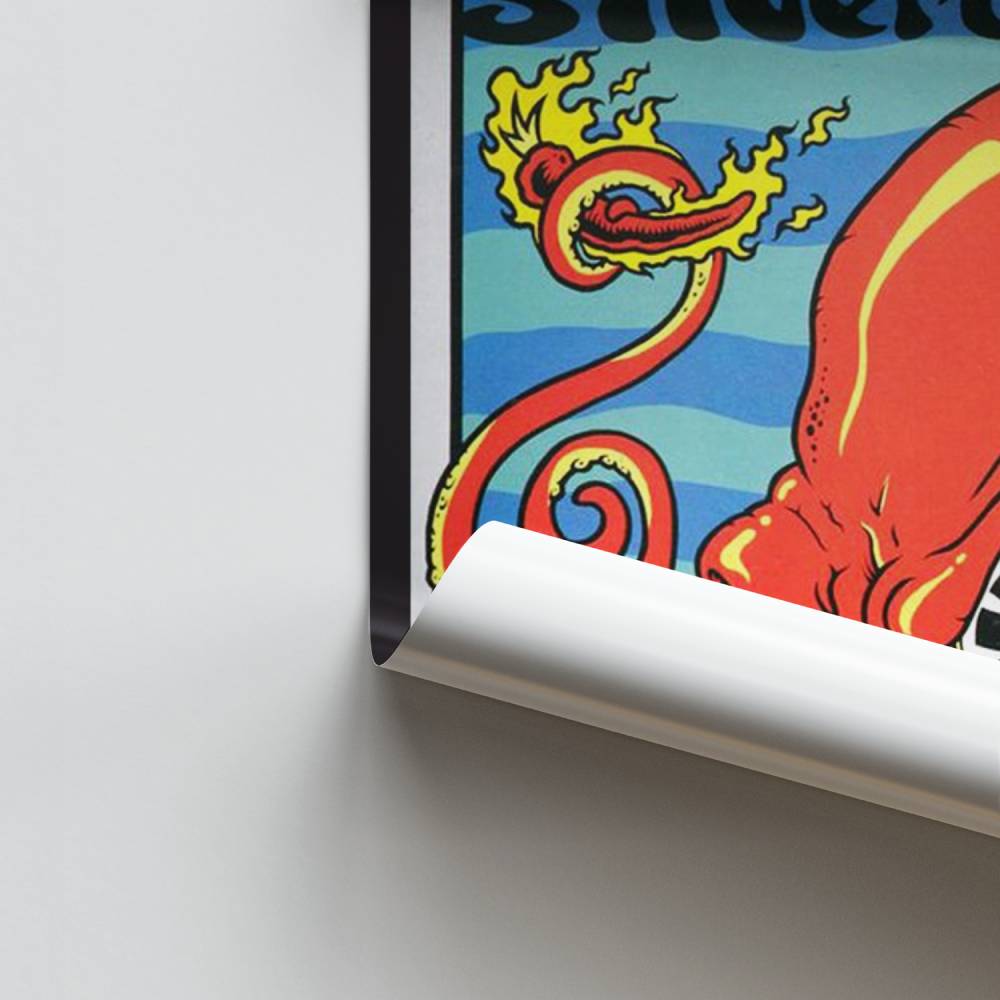 Poster Octopus Psychédélique