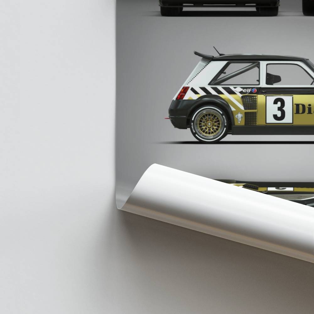 Poster Renault Rallye Vintage