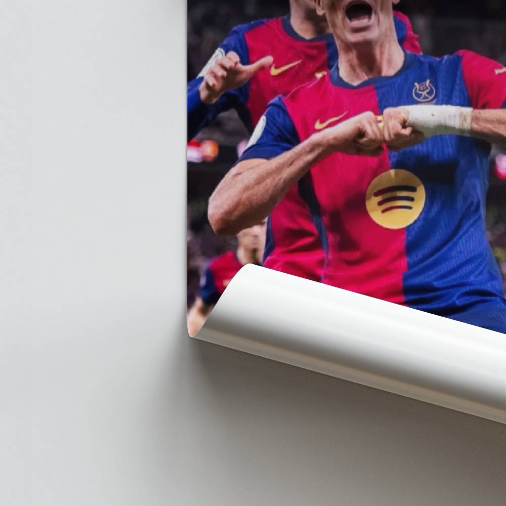 Poster Victoire Barça