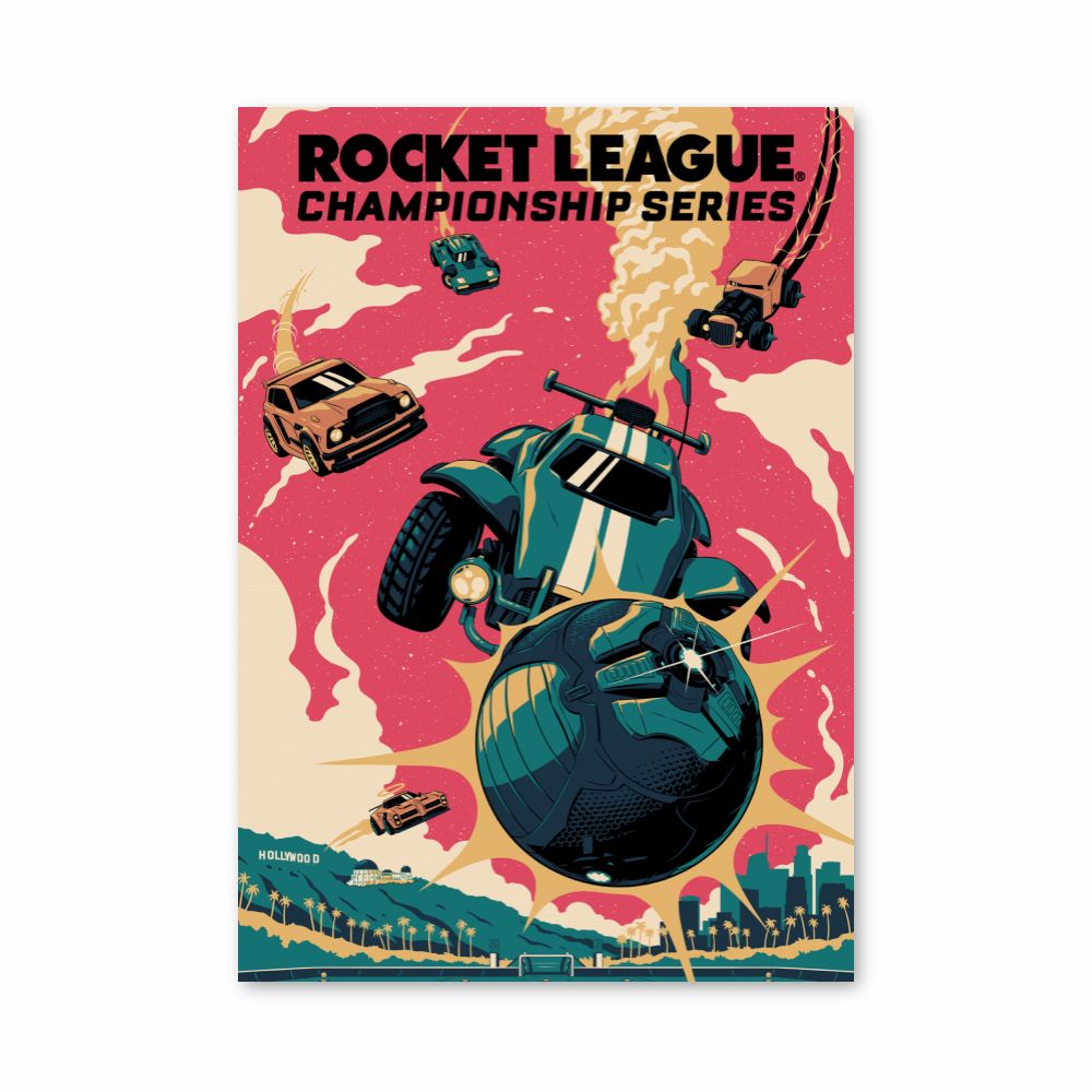 Affiche Rocket League Aesthetic Posters affiche-rocket-league-aesthetic-posters