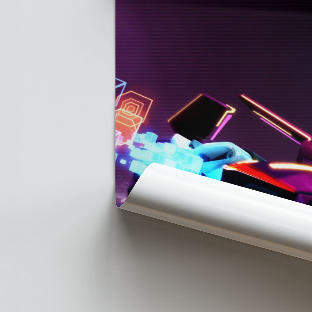 Poster Rocket League Voiture