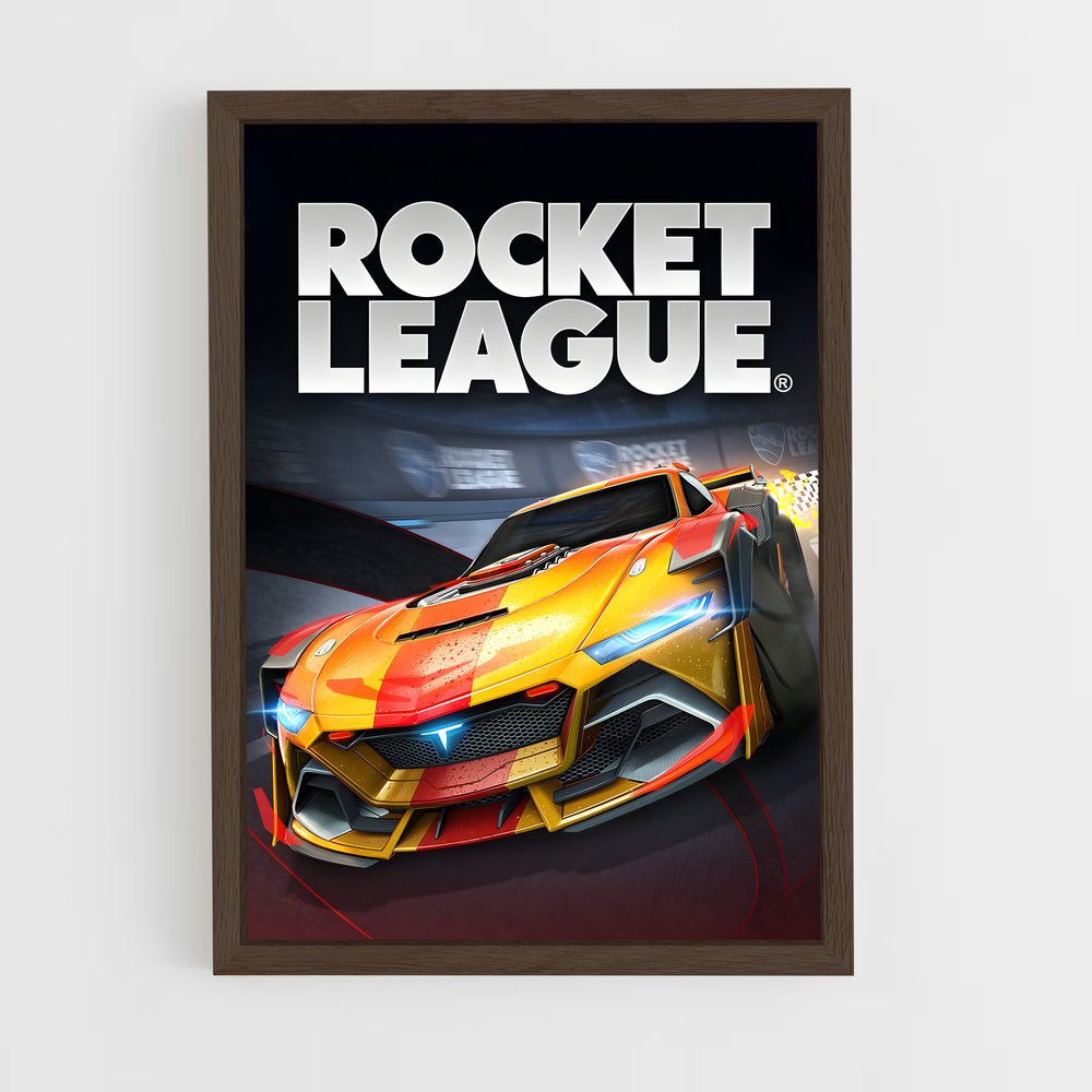 rocket-league-9 cadre Bois foncé