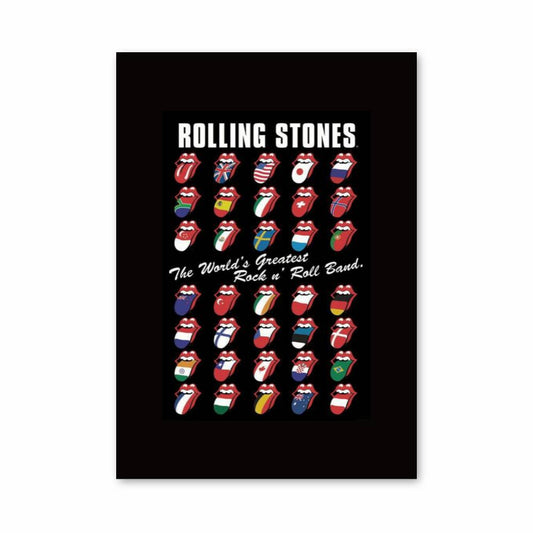 Poster Rolling Stones Flags