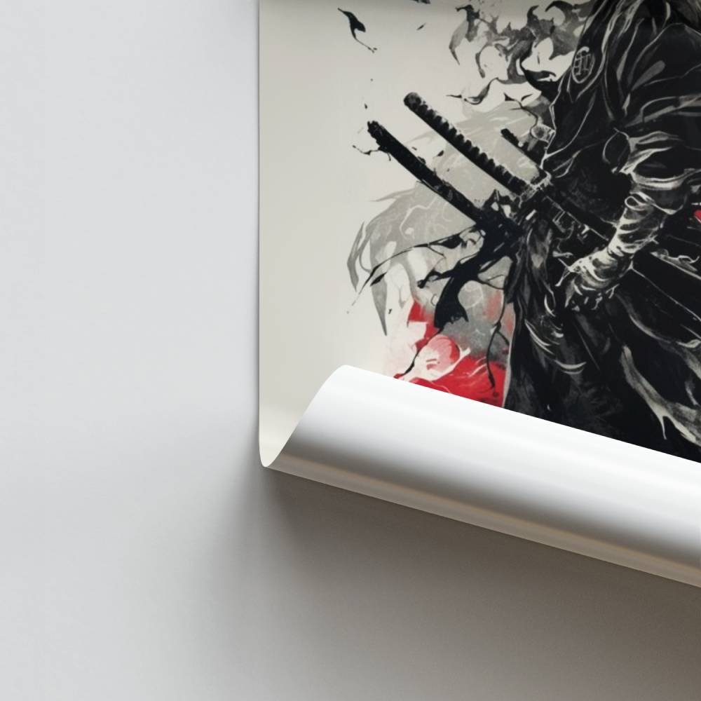 Poster Dragon Samouraï